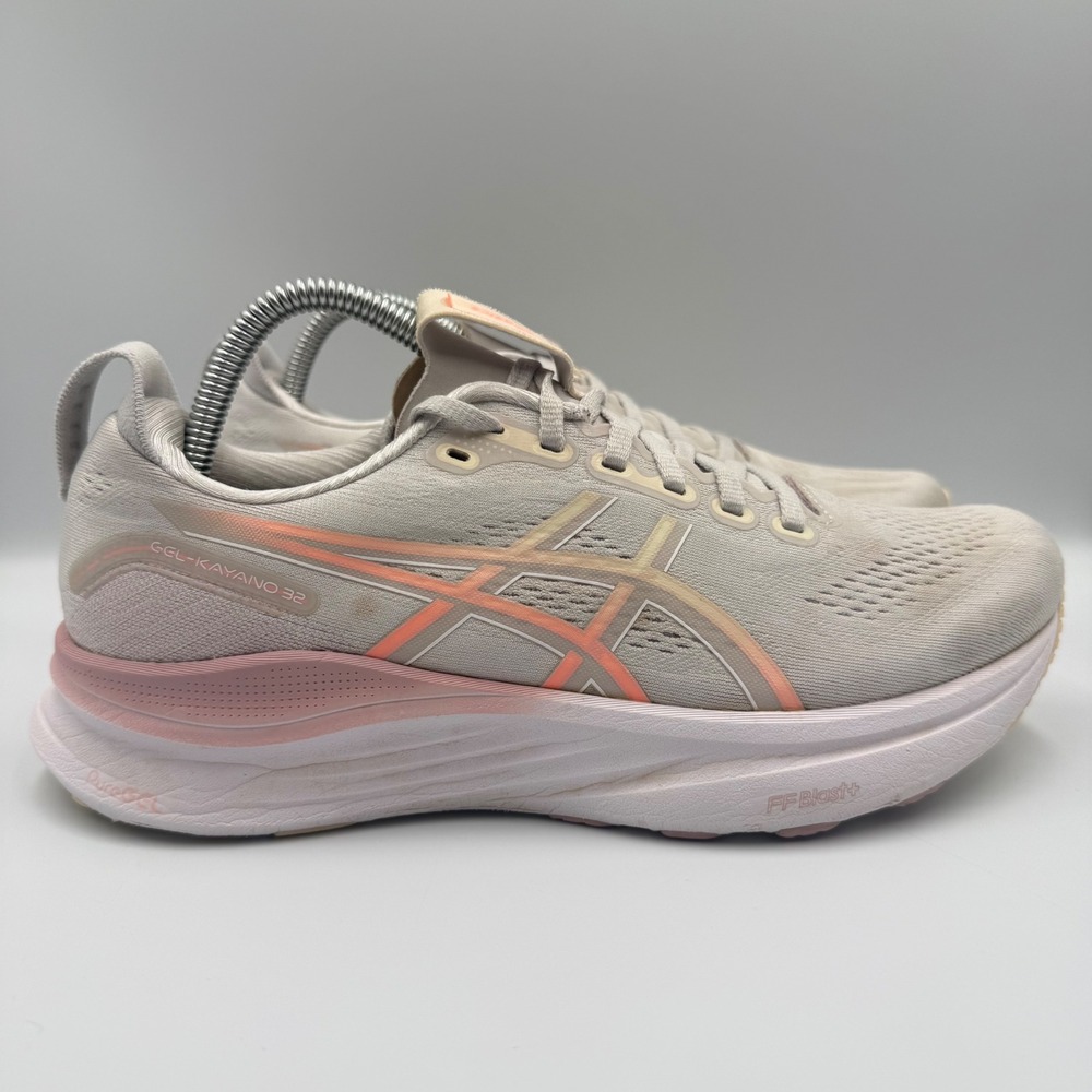 ASICS Gel-Kayano 30 Womens Size 9 Running Shoes 1012B638 Grey Pink Sneakers
